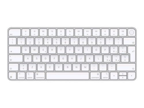 APPLE MAGIC KEYBOARD TASTIERA SENZA FILI BLUETOOTH-USB-C CON TOUCH ID PER MAC CON CHIP APPLE QWERTY ITALIANA BIANCO